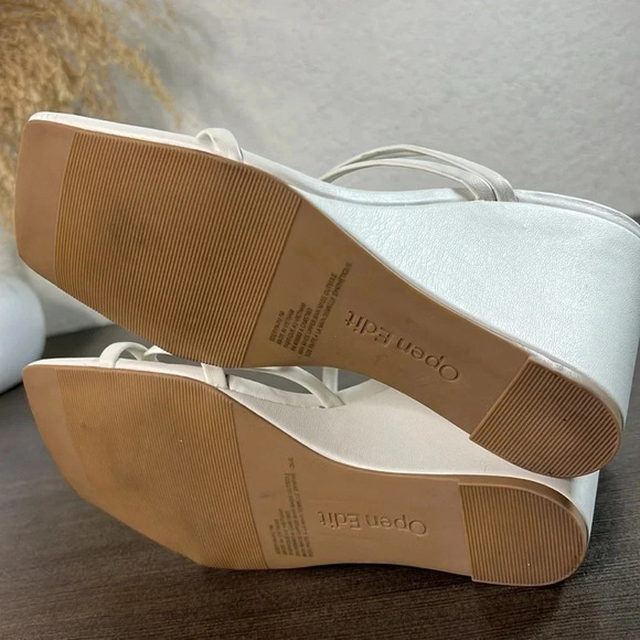 Open Edit Eryn Wedge Sandal Size 7M - Picture 9 of 12